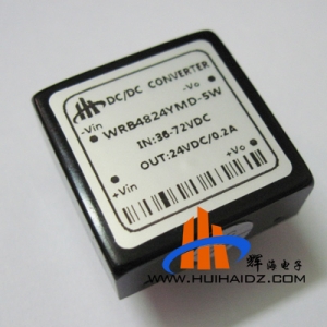 厂家直销48V转24V电源模块5W功率WRB4824YMD-5W