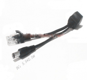 帶屏蔽poe供电器 poe供电源分离器 poe分离器9v-48V poe供电模块